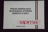 Katalog części zamiennych do pras SIPMA.