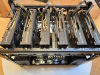 Koparka kryptowalut 6 x Sapphire RX 5700 XT 8GB  310-330MH/s (etchash)