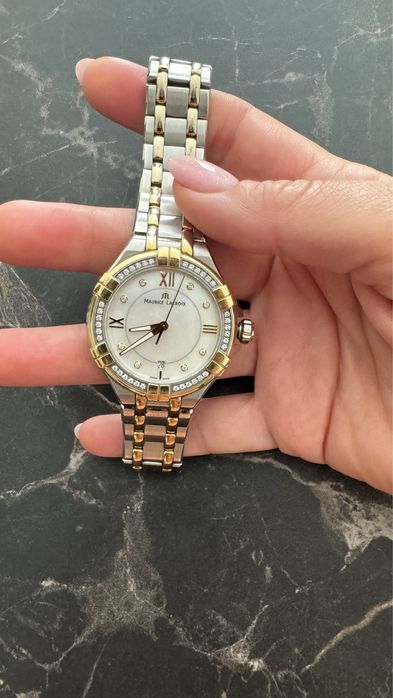 жіночий годинник maurice lacroix з діамантами