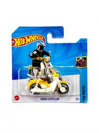 Hot Wheels motocykl skuter Honda Super Cub żółta hotwheels matchbox