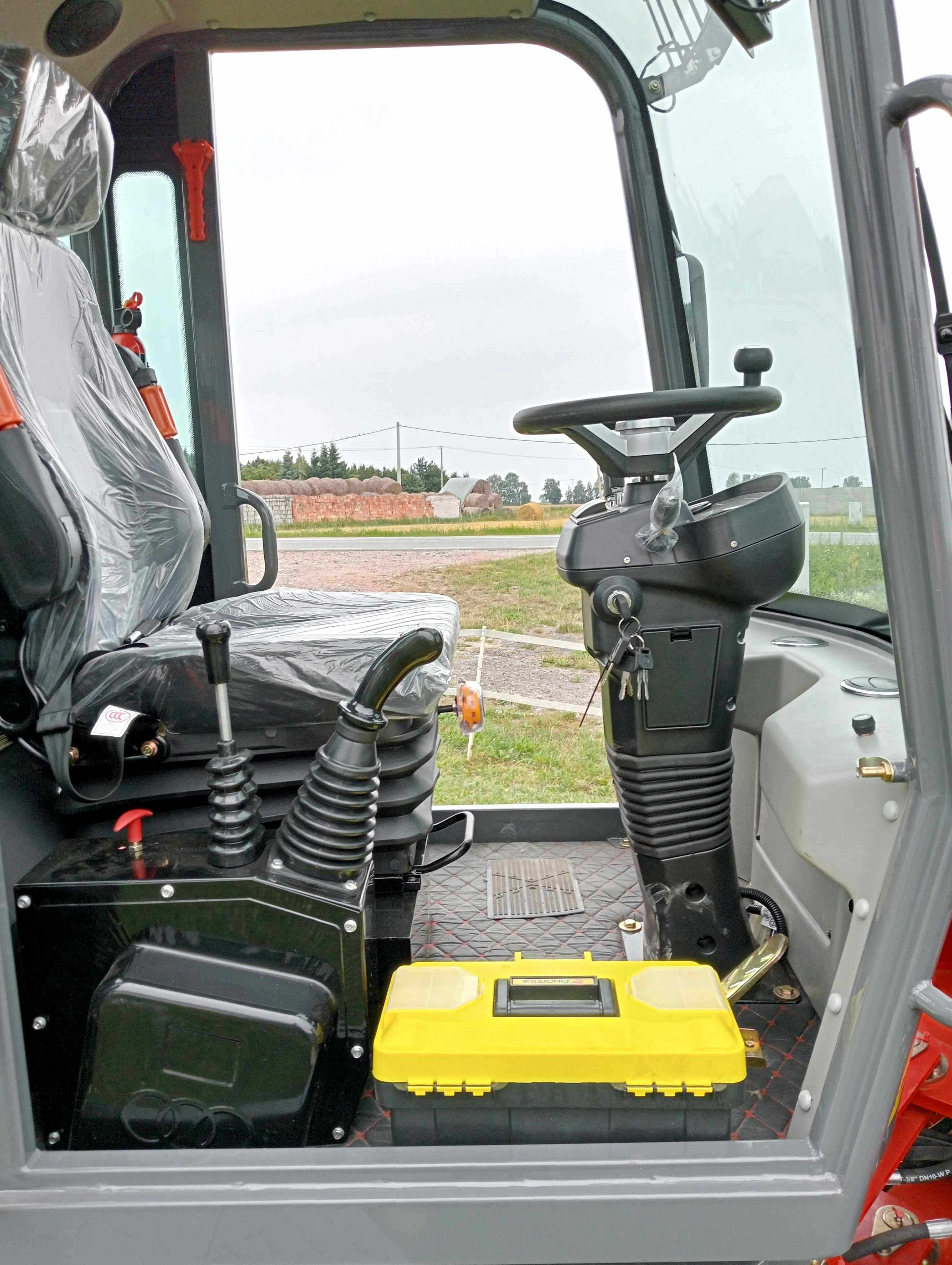 Nowa mini Ładowarka kołowa HQ908 udźwig 1000kg