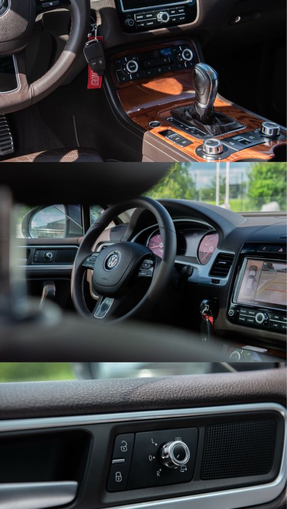 VW Touareg 7p 4.2 TDI, kamery 360, pneumatyka, panorama, hak, 4x4