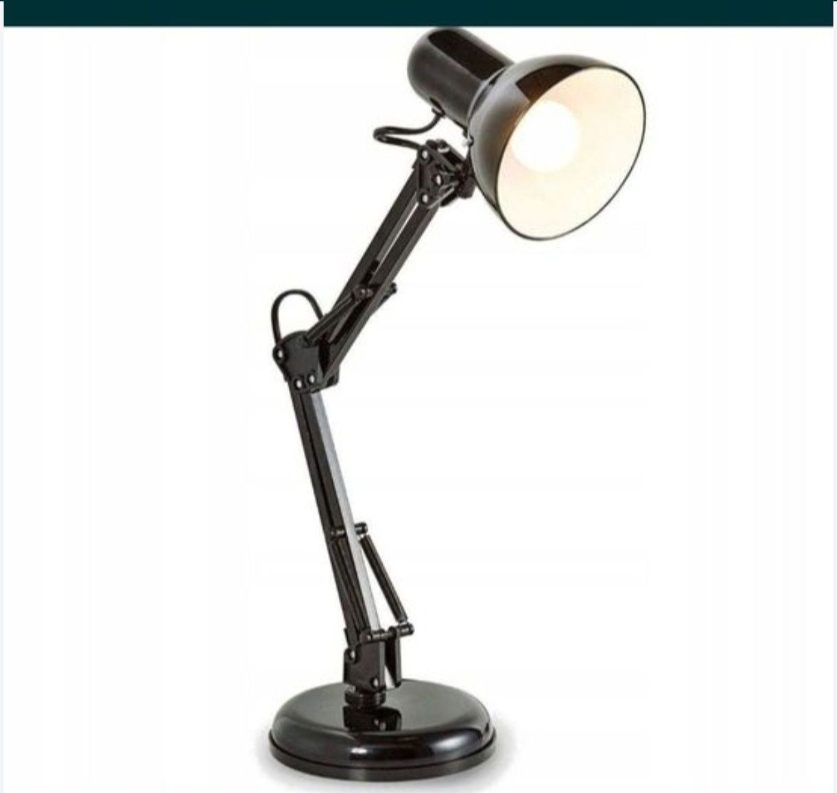Lampa biurkowa kreślarska ruchome ramię reflektor żarówka LED gratis