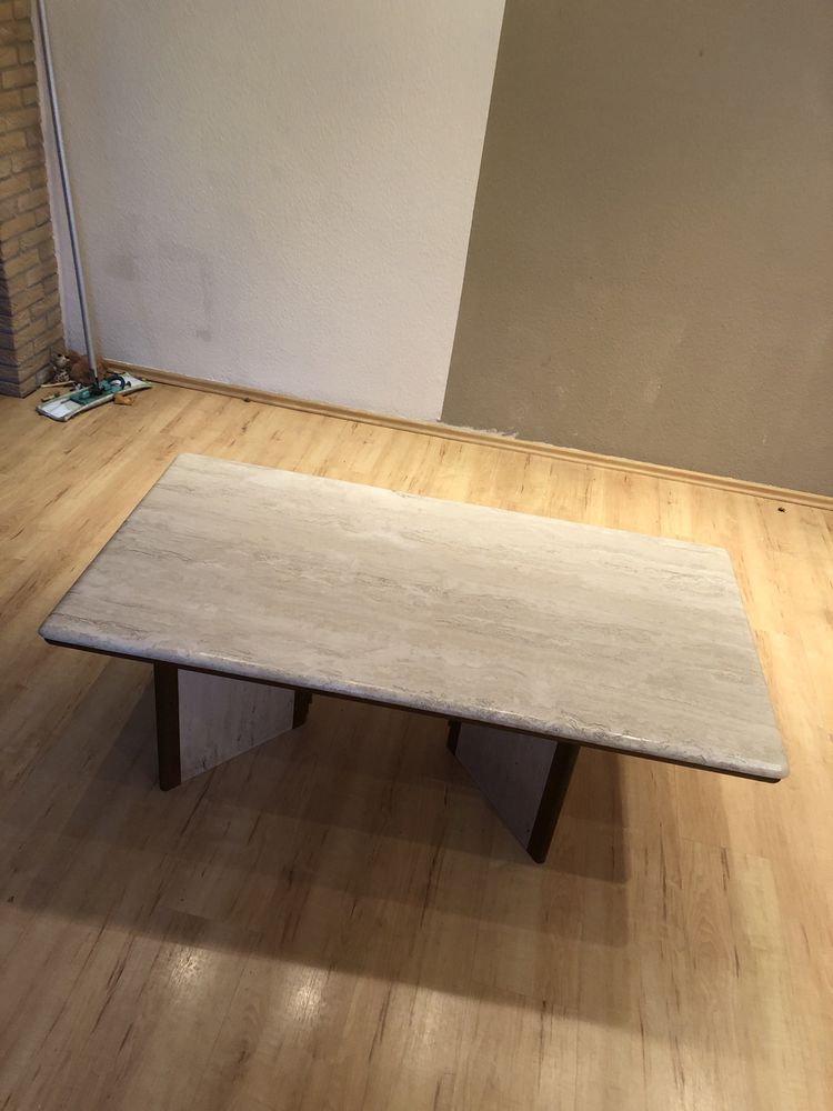 Stół ława z płyta marmurowa