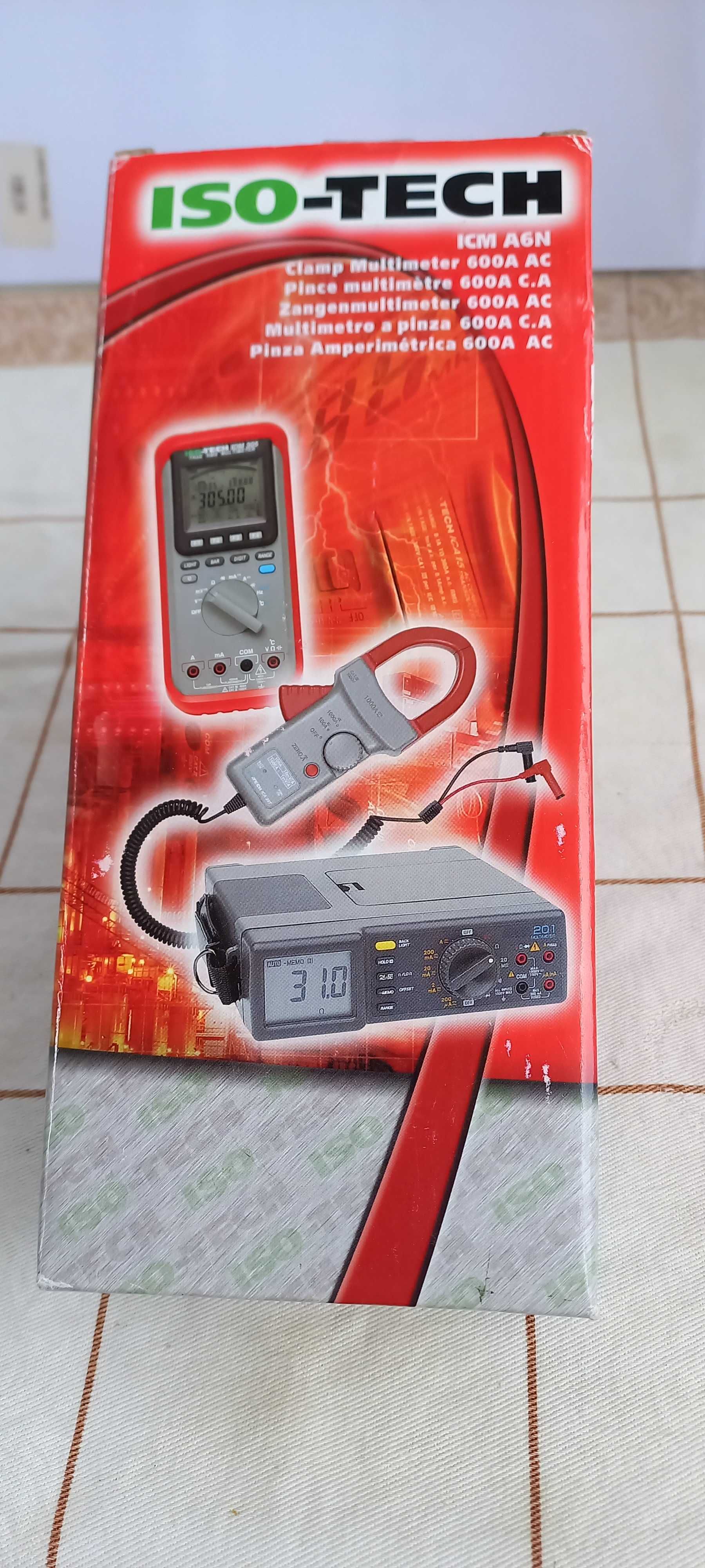 iso-tech pinça amperimetrica 600A nova