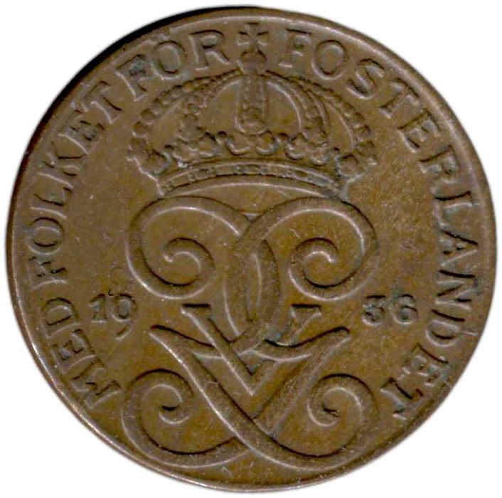 Szwecja - 1 ore 1936