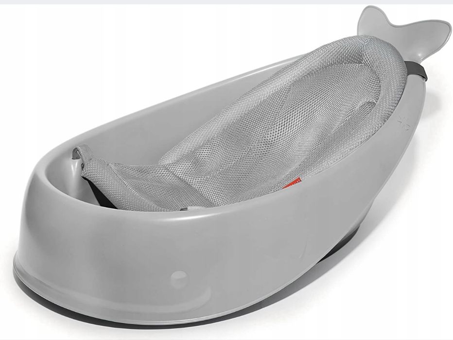 Skip Hop Wanienka 3-etapowa Wieloryb Moby Smart Sling Grey
