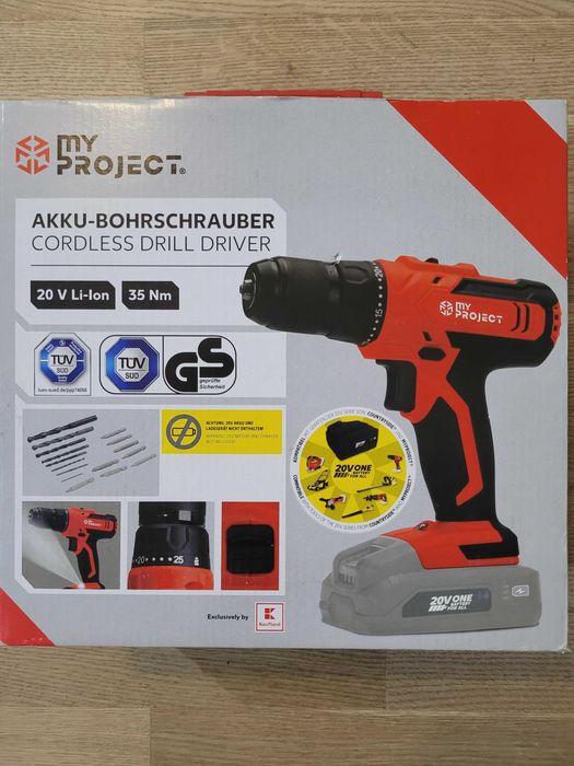 Wkrętarko-wiertarka akumulatorowa Myproject