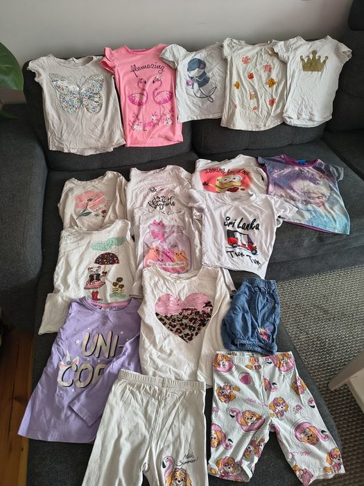 Mega Paka dla dziewczynki rozm. 116 jesień