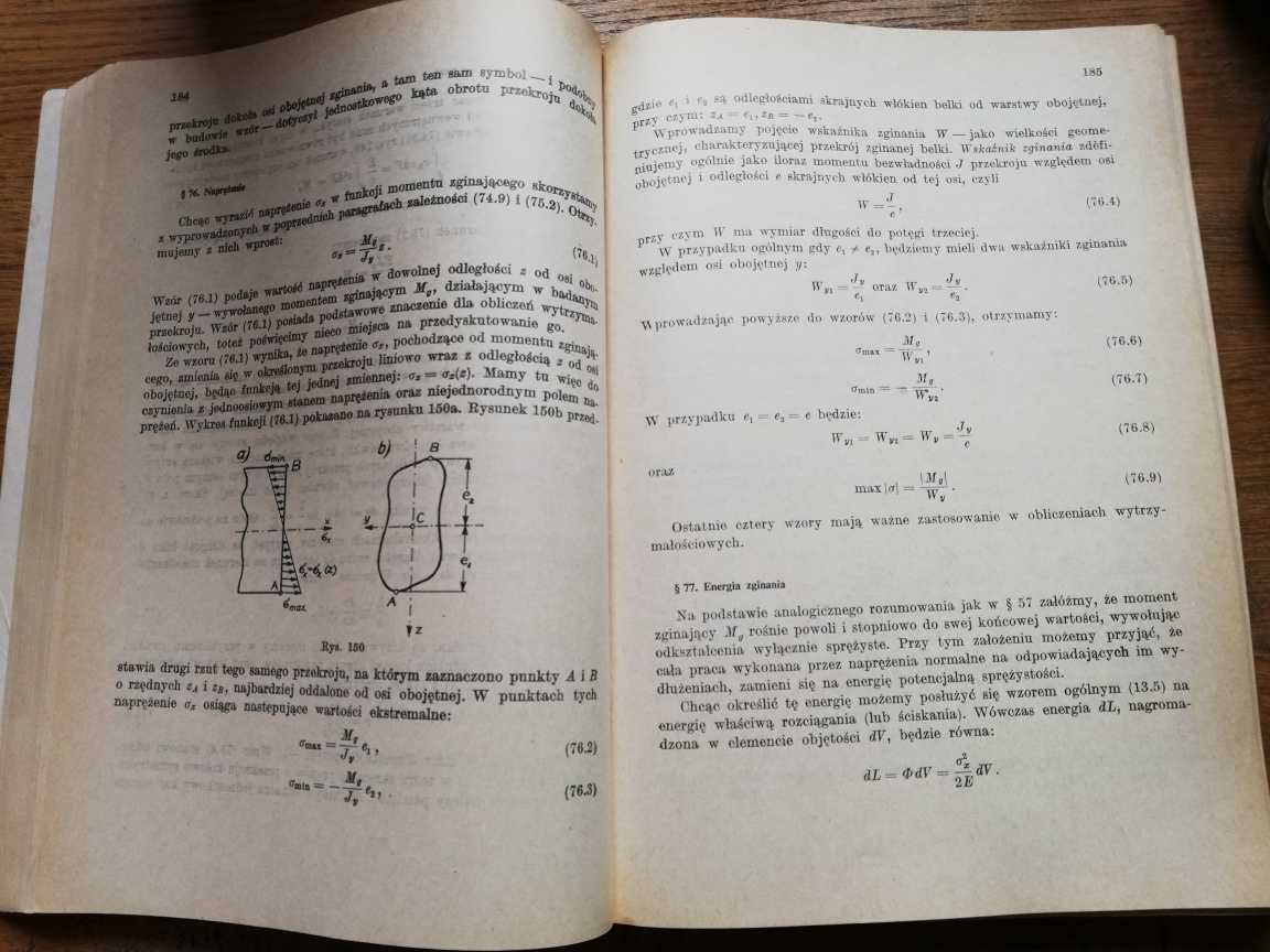 Wytrzymałość materiałów oraz podstawy teorii... t.1- J. Walczak