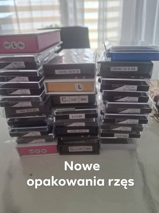 Sprzedam rzeczy do stylizacji rzęs (przedłużania rzęs)