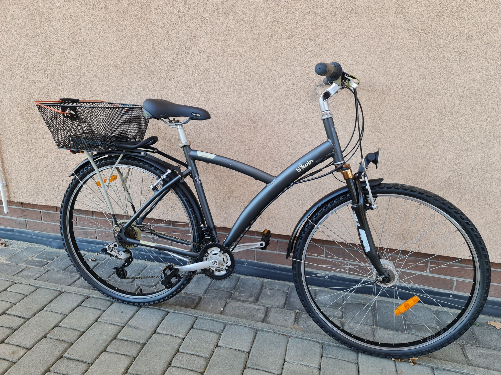 Rower trekkingowy BTWIN Koła 28 SHIMANO aluminium rabat WYSYŁKA