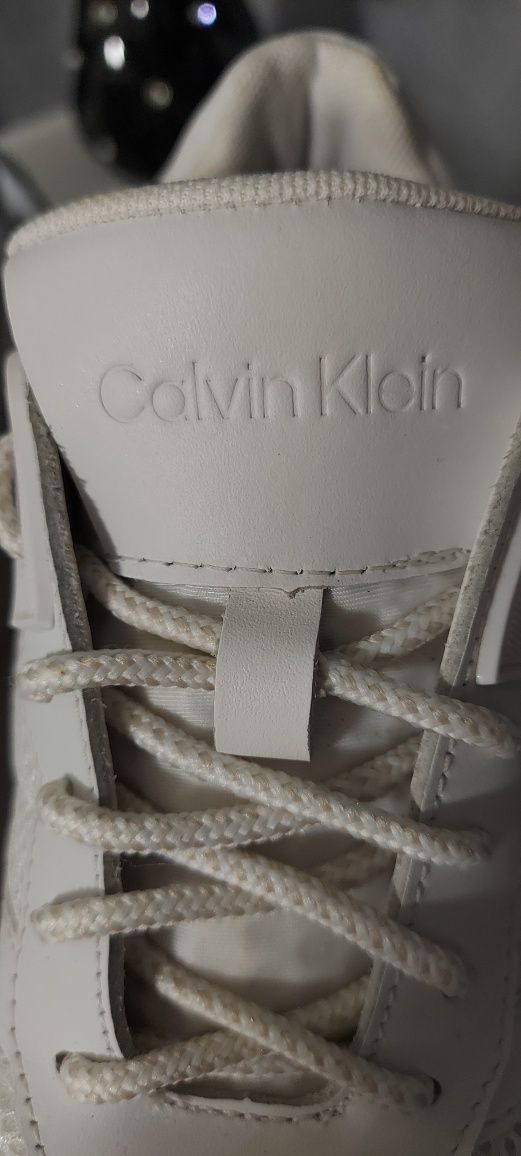 Calvin Klein 37 sneakersy skórzane