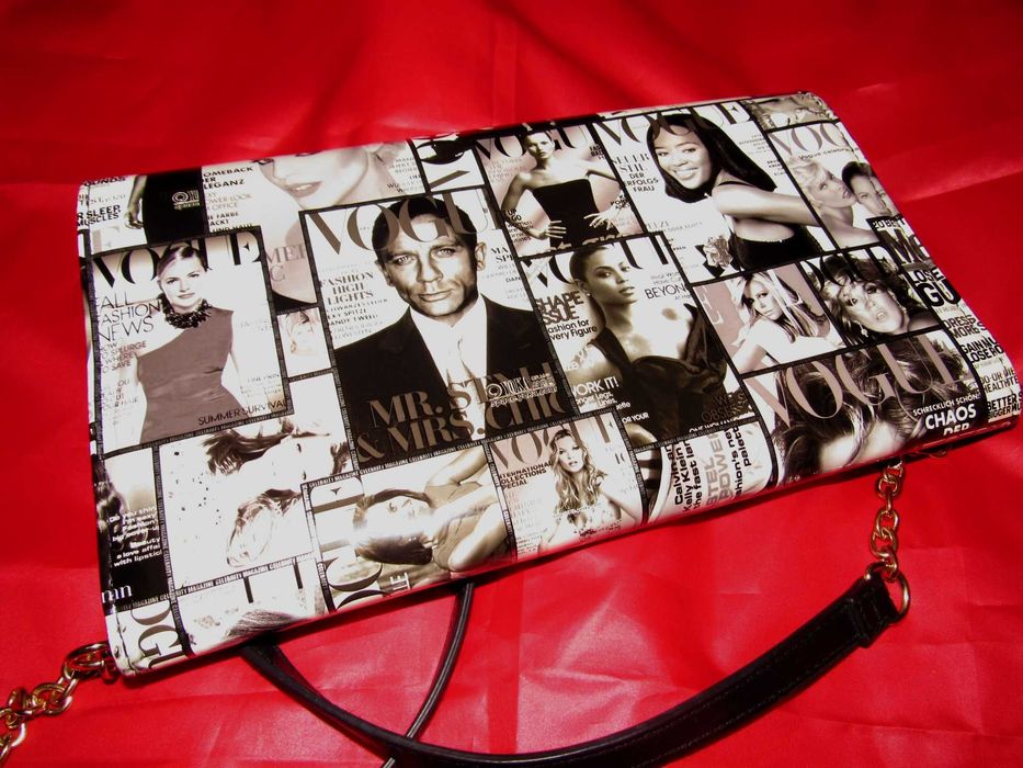 Кошелёк-клатч с изображением знаменитостей с обложек журнала Vogua