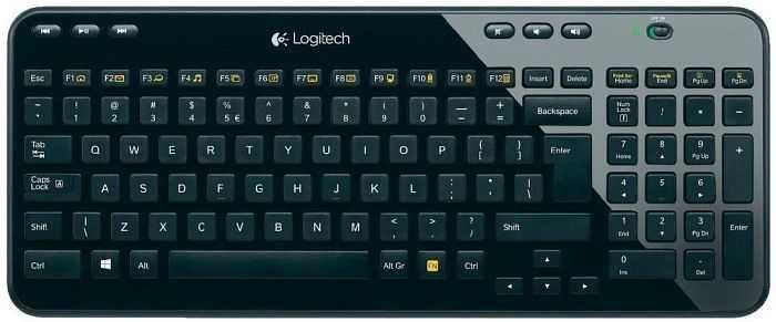 Klawiatura K360 logitech stan b. dobry używana + odbiornik unifying