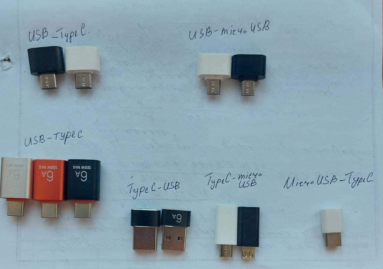 Otg usb перехідник до телефонів, планшетів, флешок тощо