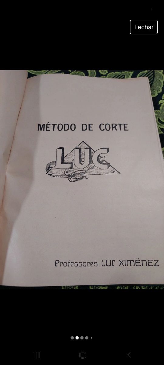 Livro "Método de corte" Luc Ximénez