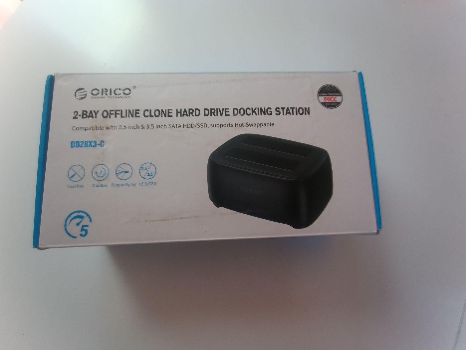 Stacja dokująca 5 kieszeni orico HDD SSD