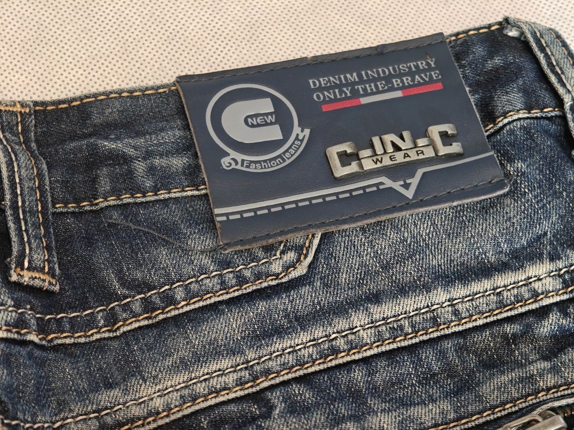 Spodnie jeans męskie C-IN-C W32 L33