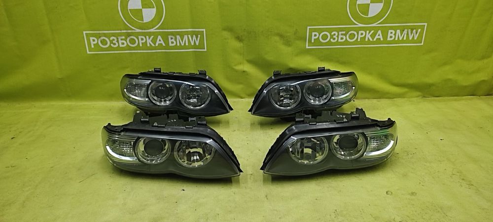 левая фара галоген BMW X5 E53 ліва фара БМВ Х5 Е53 Рестайл фара