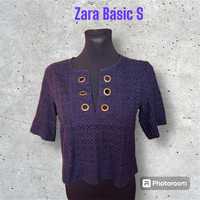 Ażurowy top damski S Zara Basic