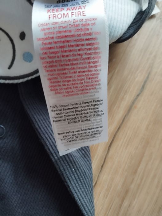 Pajacyk niemowlęcy chłopięcy, r. 80, nowy