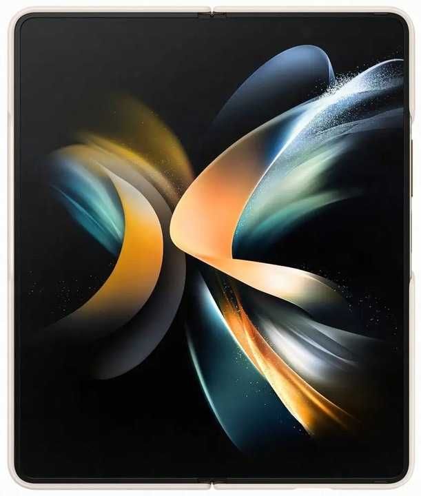 Etui Slim Standing Cover piaskowe do Samsung Galaxy Z Fold4 5G