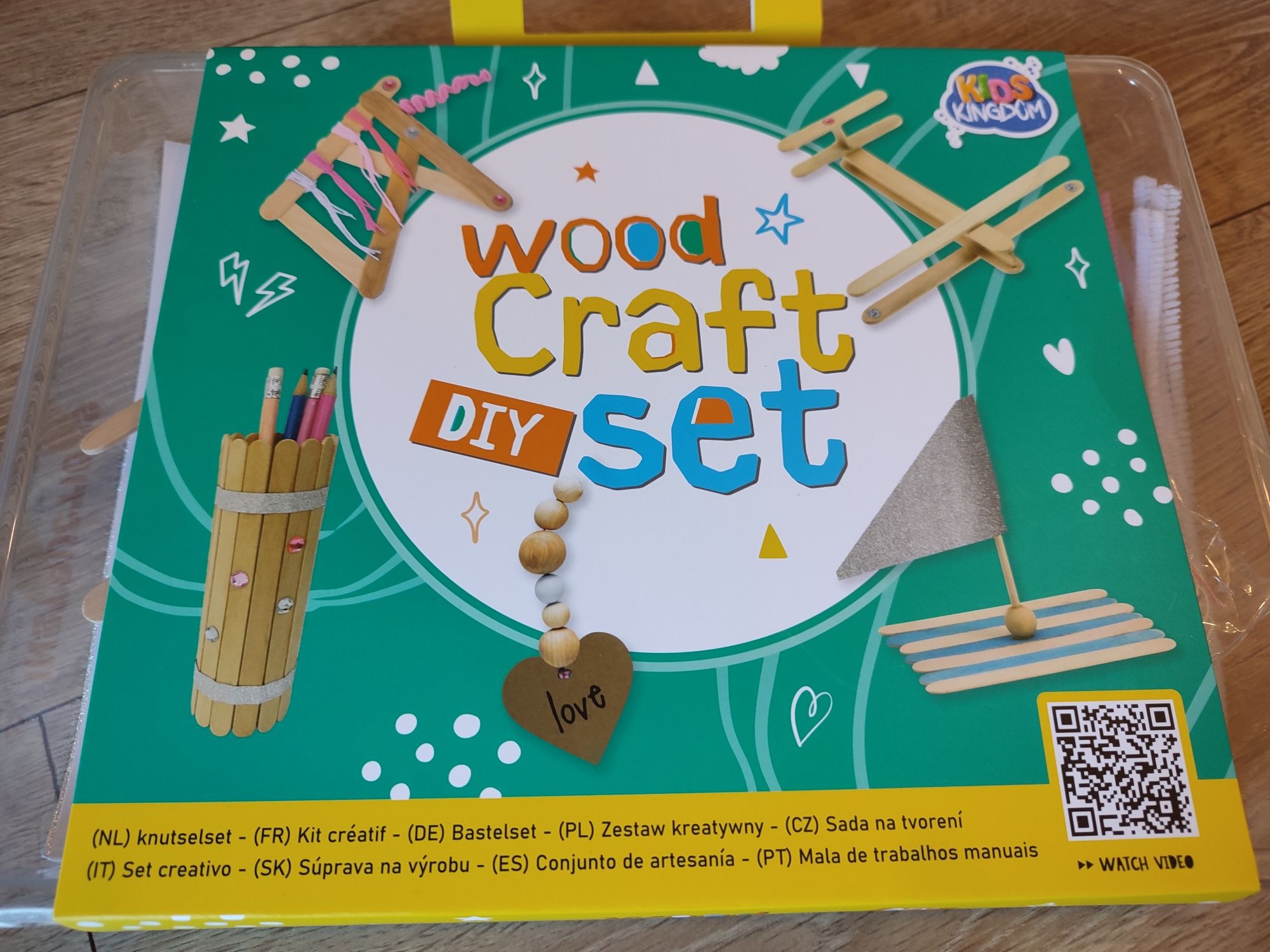 Nowy zestaw kreatywnych zabawek drewnianych dla dziecka