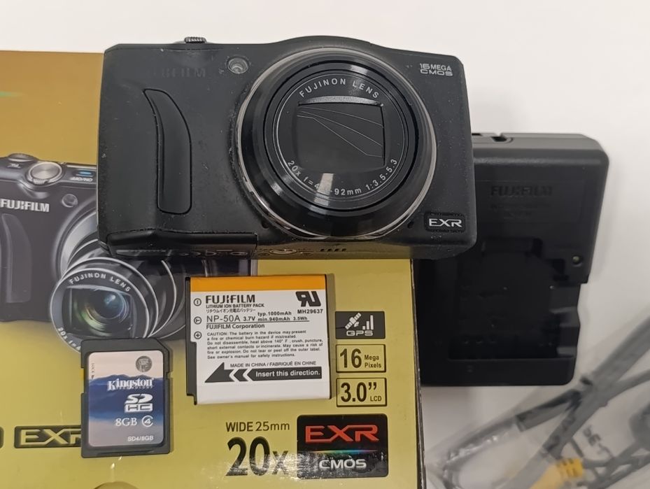 Aparat FUJIFILM F770 exr FinePix zoom x20 16mp MANUAL fullHD GPS RAW