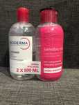 Bioderma Sensibio H2O 2x500 ml płyn micelarny.Opakowania z dozownikiem