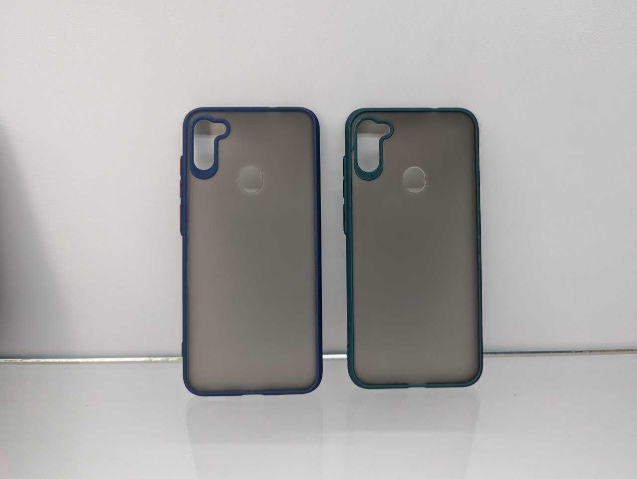 Samsung Galaxy A11 Противоударный чехол  софт тач