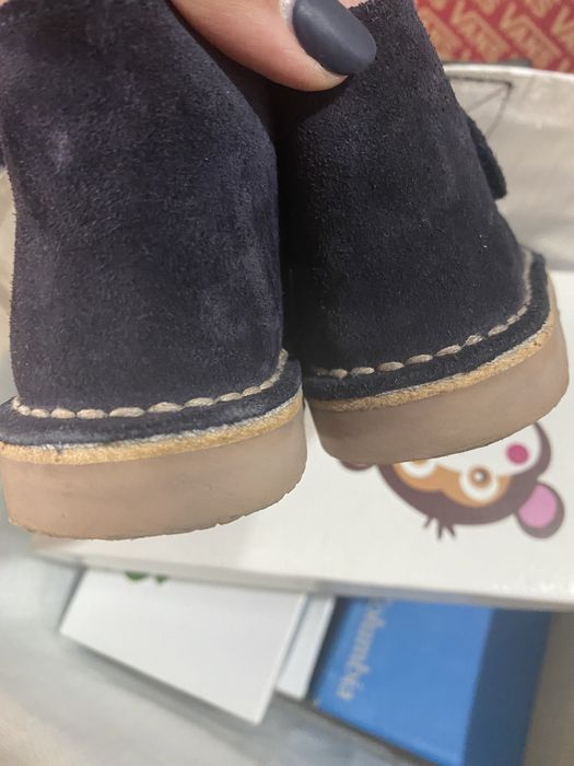 Botas camurca azul escuro tam 25