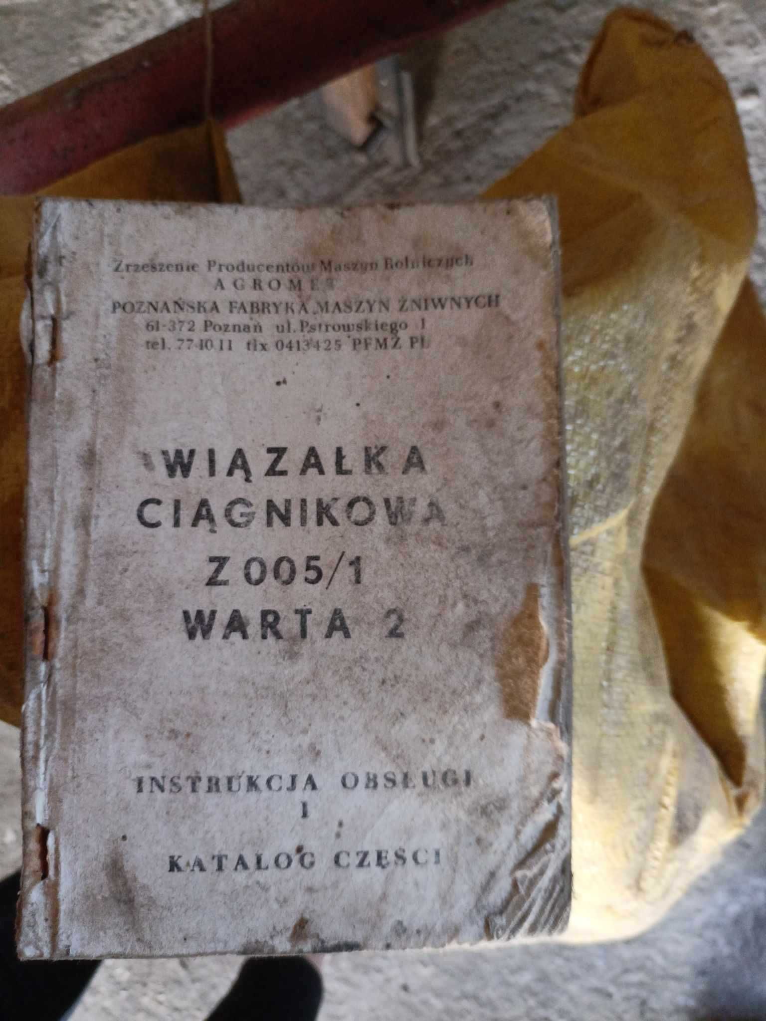 Snopowiązałka Warta ,,pracowała tylko 2 sezony!!"