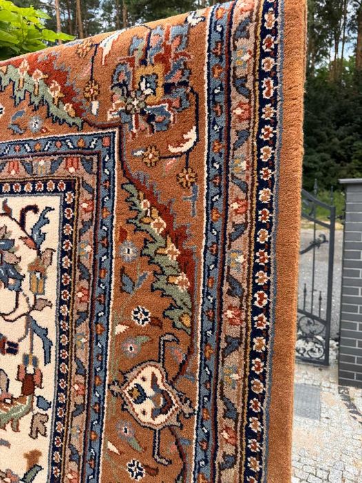 Dywan wełniany kaszmirowy r.tkany perski Ind TABRIZ 400x300 gal.14 tyś