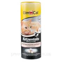 БАД Вітаміни GimCat Katzentabs для котів, з маскарпоне та біотином