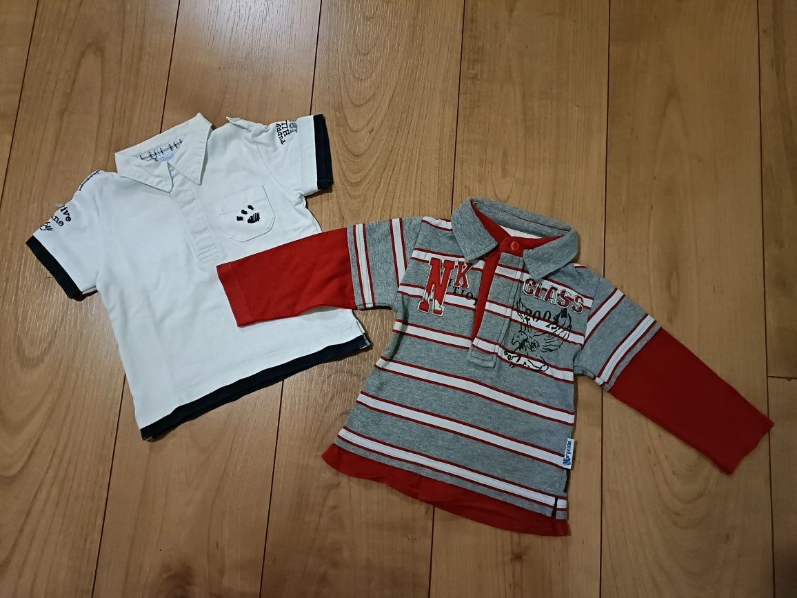 Polo de Manga Curta PréNatal + Camisola - 12 meses