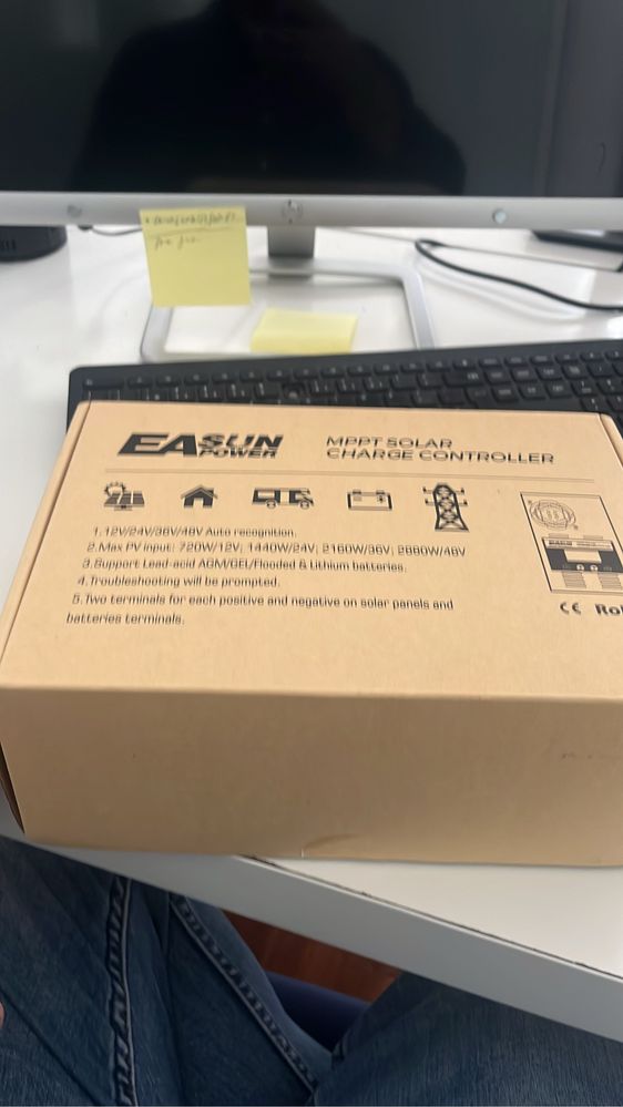 Controlador de carga mppt ea sun 60 amp