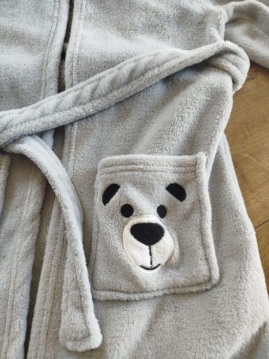 Szlafroczek miś rozmiar 122