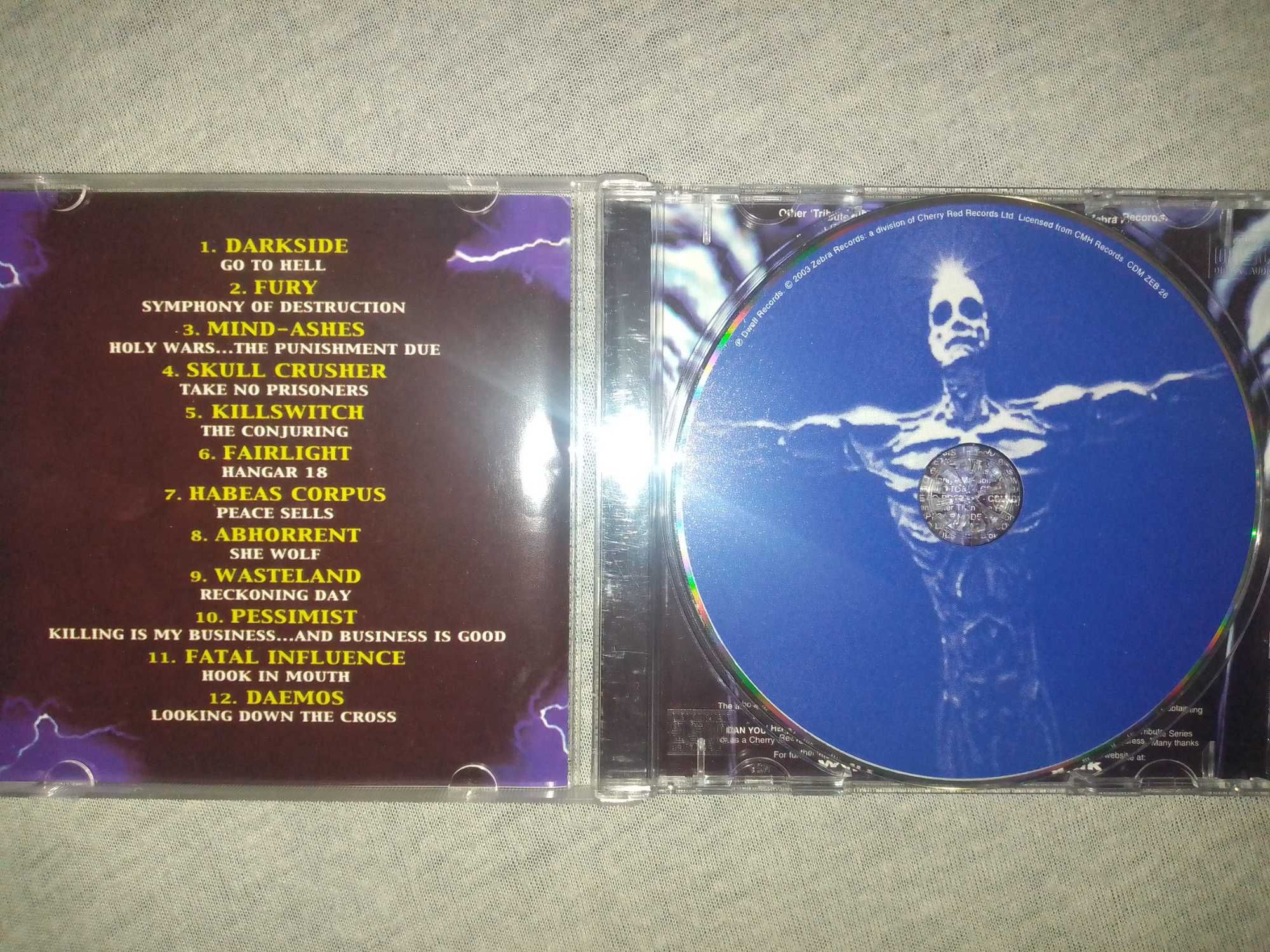 Megaded "A Tribute To Megadeth" фирменный CD Made In The UK.