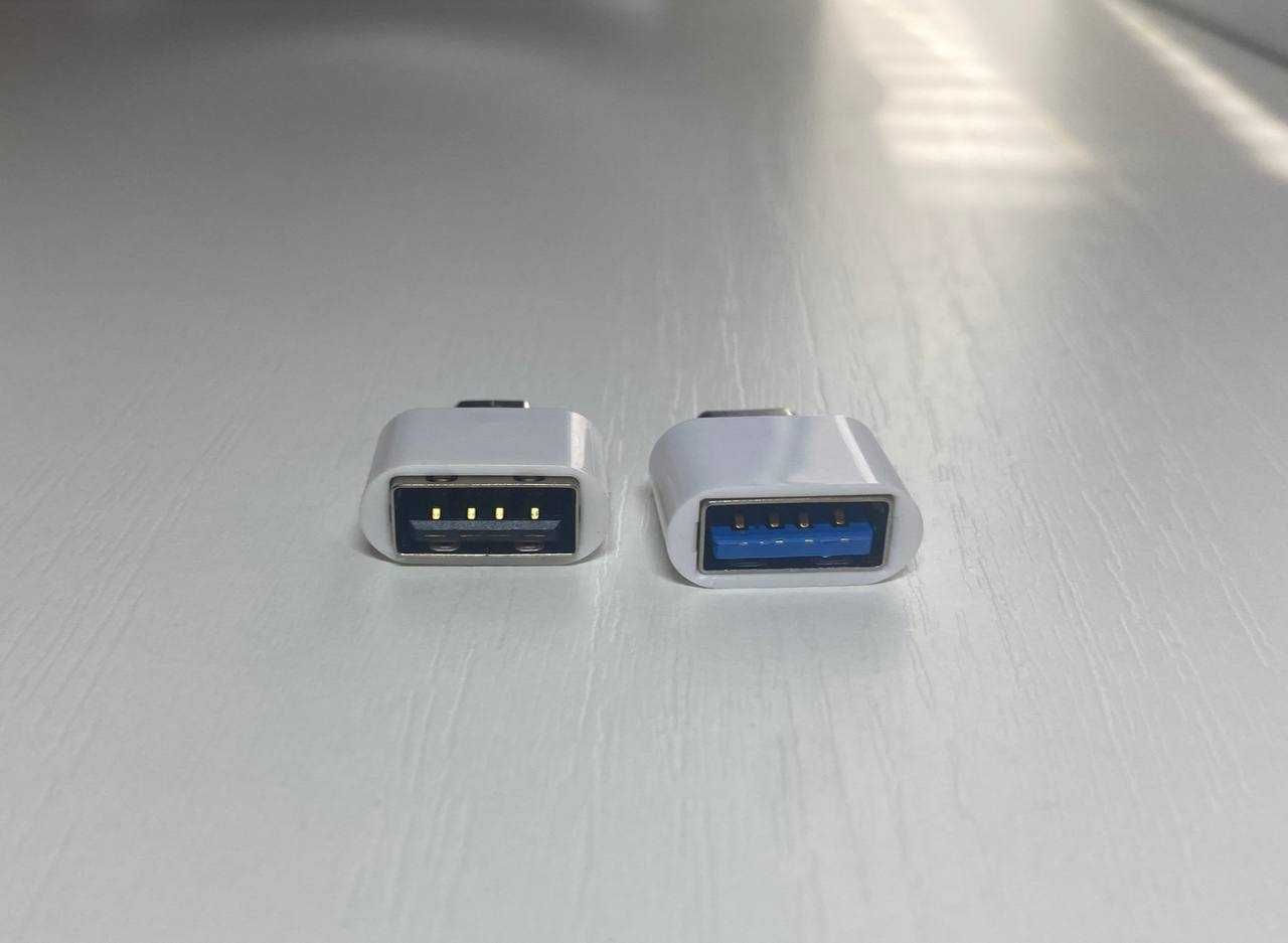Перехідники usb-micro usb та usb - usb c