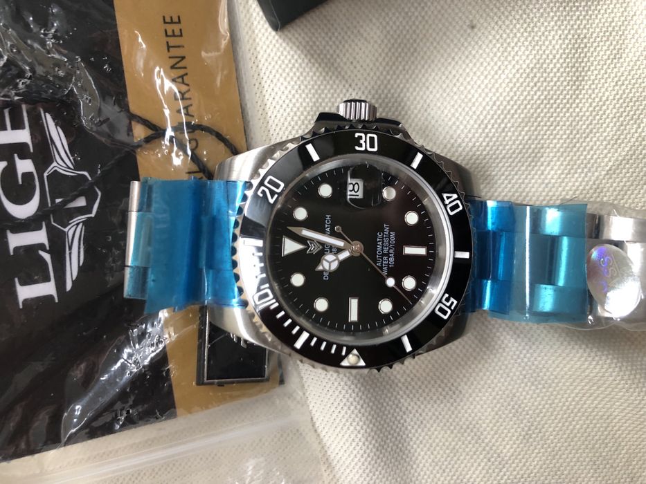 Часы наручные механические Автоподзавод LIGE  LG6801F