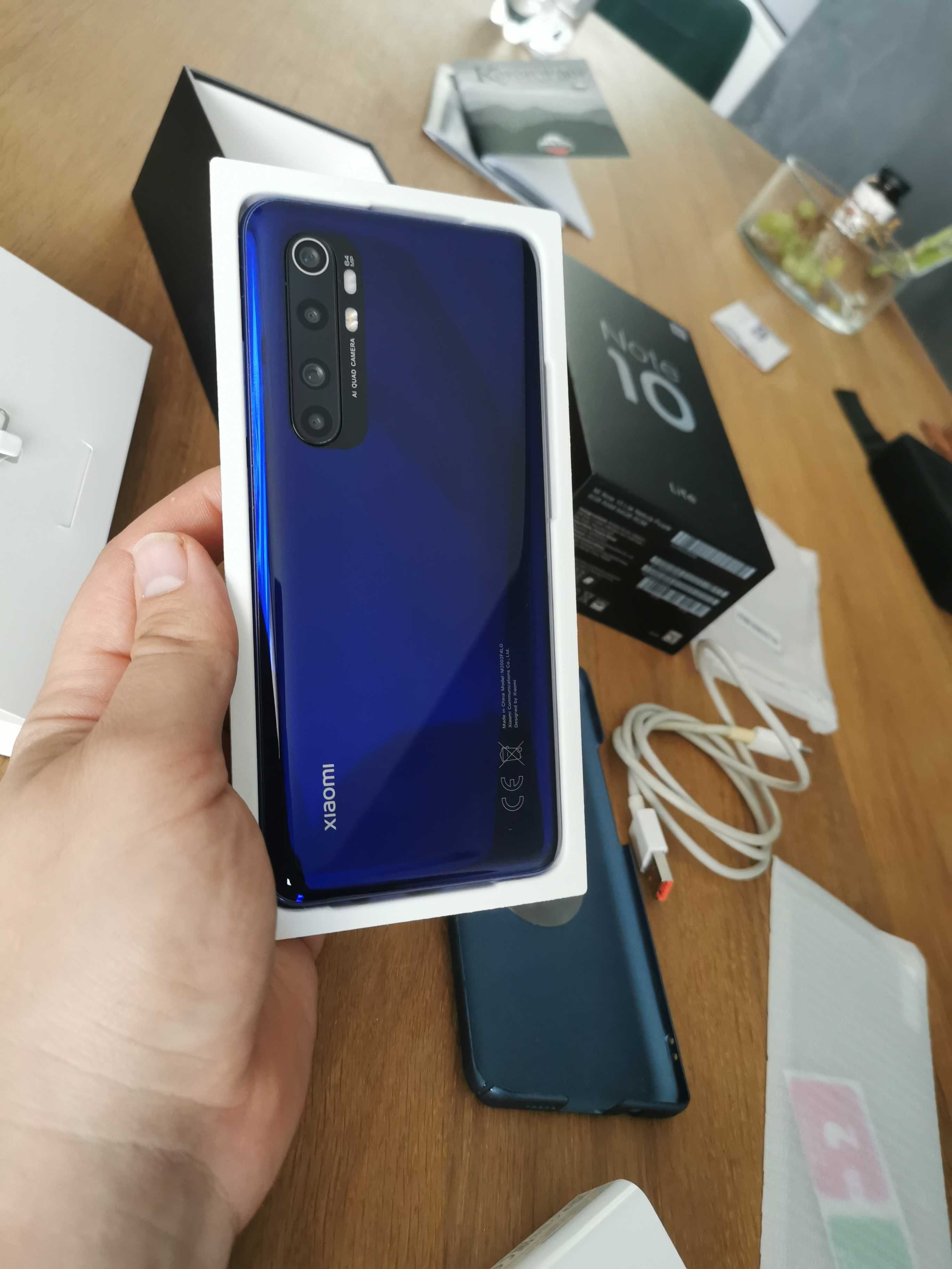 Smartfon Xiaomi Note 10 Lite 6/64 GB Jak nowy Fioletowy Fast Charge