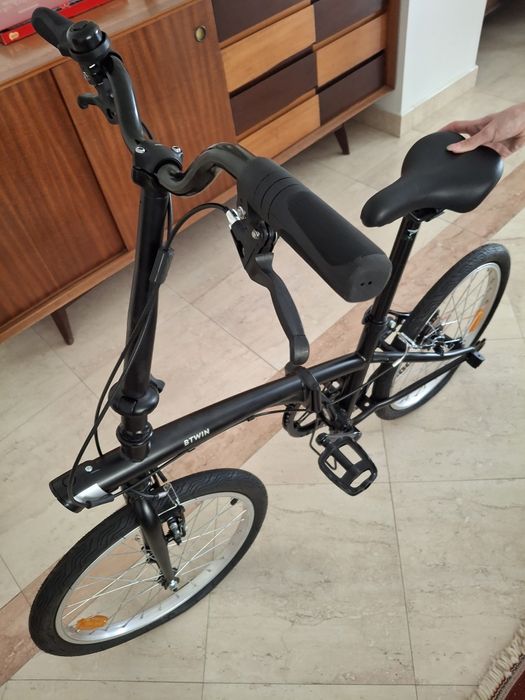 Bicicleta dobrável BTWIN Fold 100 como nova
