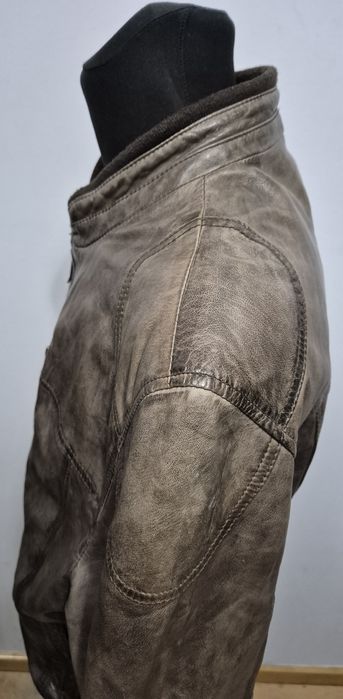 DAVID MOORE roz. 52 męska kurtka skóra naturalna miękka