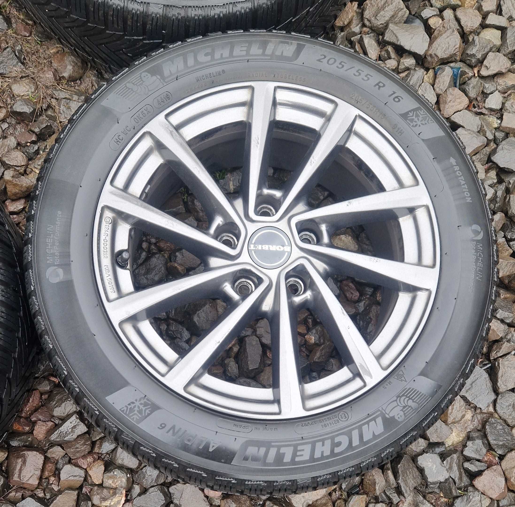 Felgi aluminiowe Audi Skoda VW Borbet V 5x112 7Jx16 ET48 Kpl.