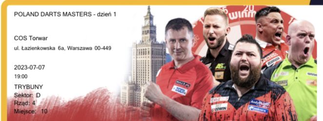 Poland Darts Masters - bilet na piątek