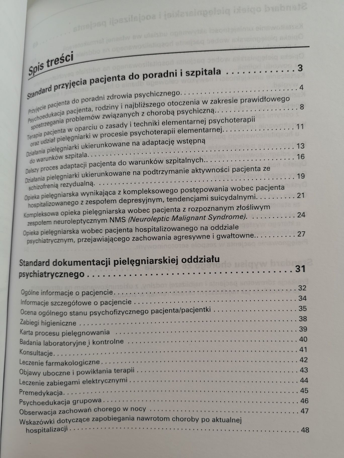 Zbiór standardów przyjęcia opieki socjalizacji i wypisu... Wyd. Czelej