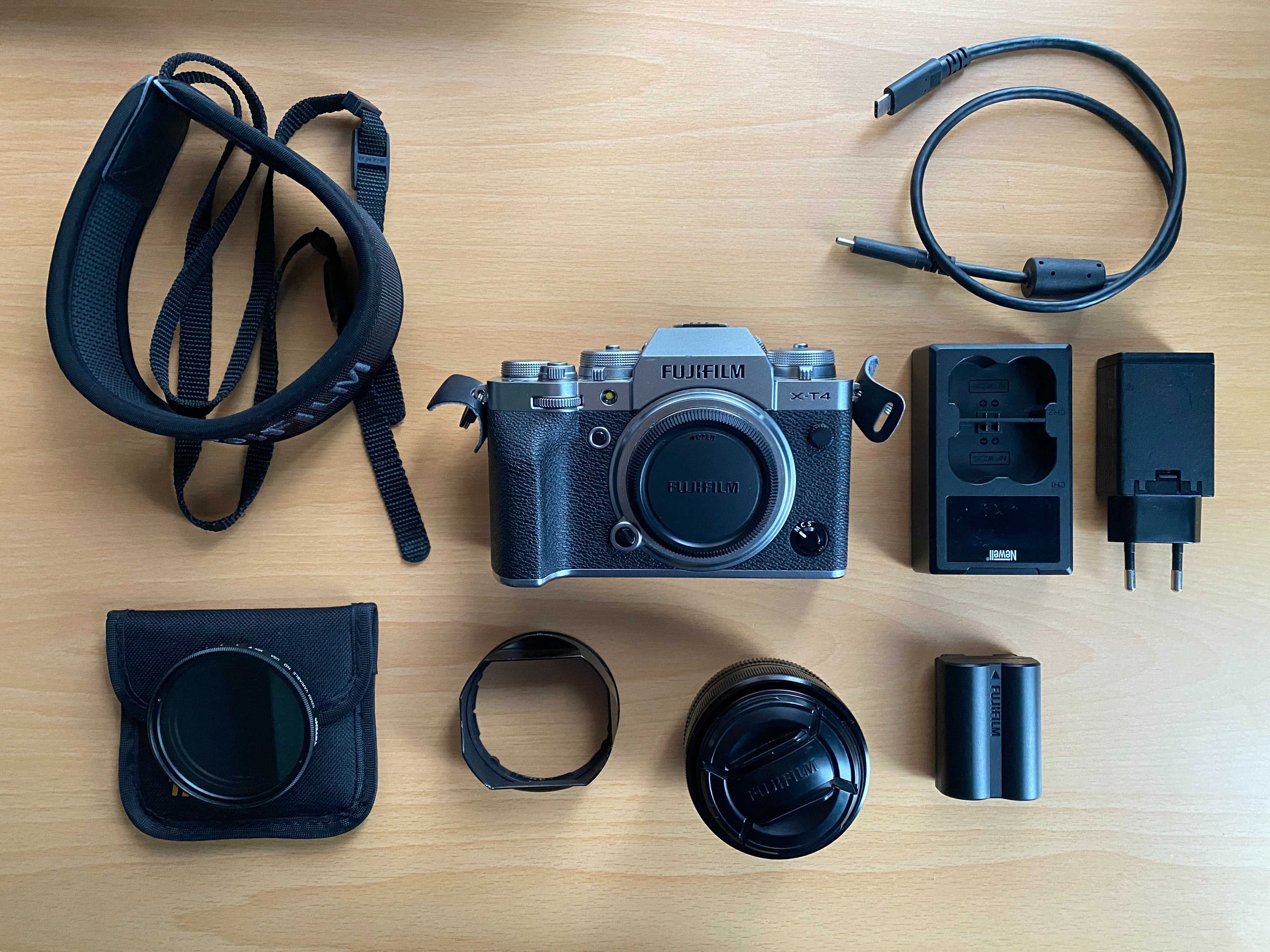 megazestaw Fujifilm X-T4 body (jak nowy) + Fujinon 35mm 1.4 +ND filter