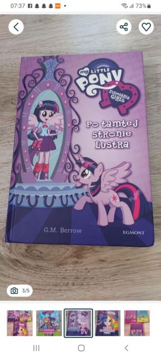 Książki my little pony equestria girls i nadz ostatni dzień