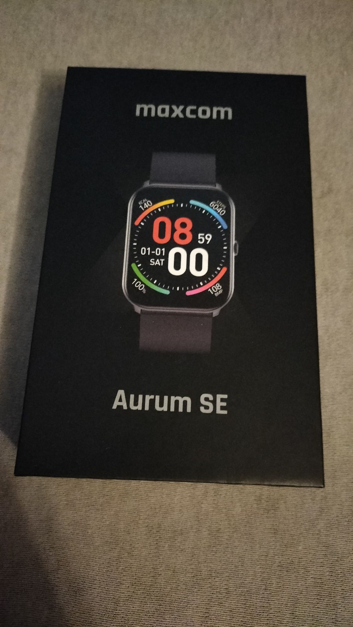 ZESTAW Smartwatch maxcom aurum se+akcesoria